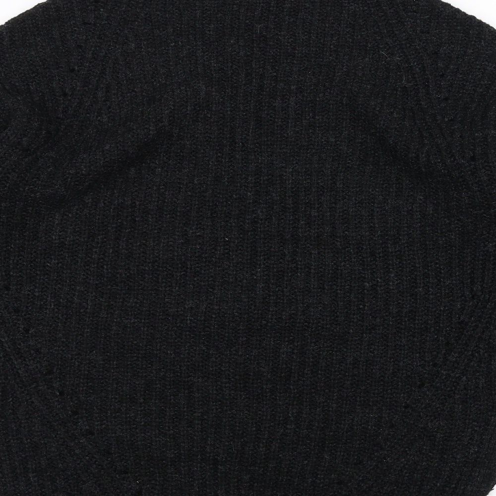 Papaya Womens Black   Pullover Jumper Size M