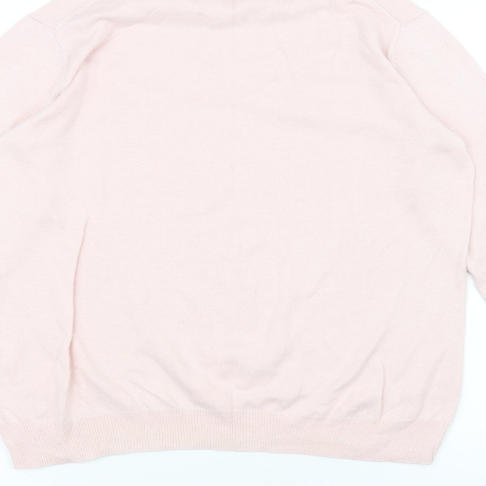 woollovers Womens Pink   Basic T-Shirt Size S