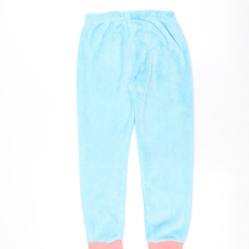 Disney Girls Blue   Sweatpants Trousers Size 7-8 Years