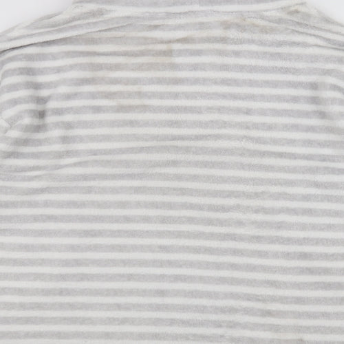 Nutmeg Womens White Striped  Pullover Jumper Size 14