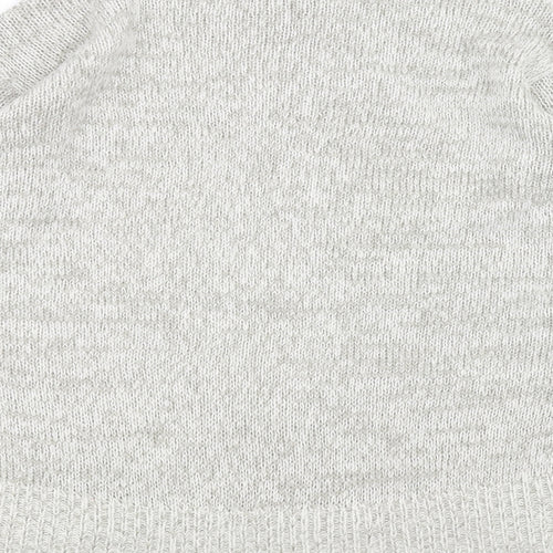 New Look Womens White  Knit Pullover Jumper Size S