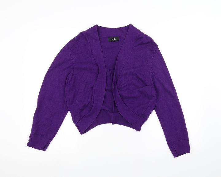 Wallis Womens Purple   Cardigan Jumper Size L