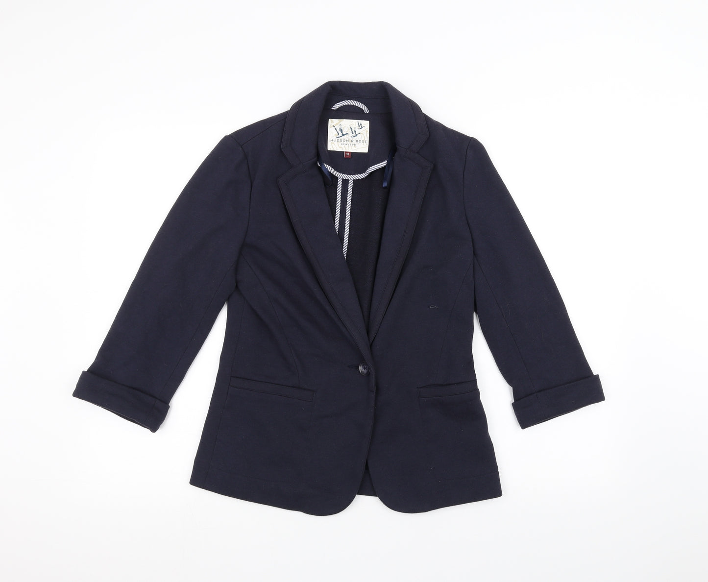 Hudson & Rose Womens Blue   Jacket  Size 10