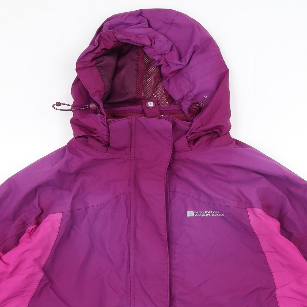 Mountain Warehouse Womens Purple   Parka Coat Size 14