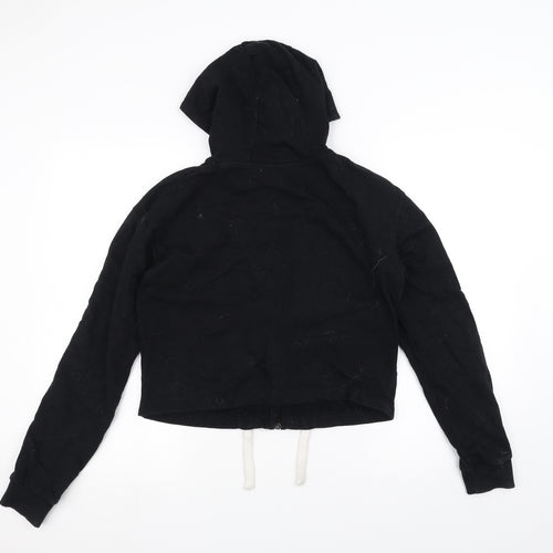 E-vie Girls Black   Full Zip Hoodie Size 13-14 Years