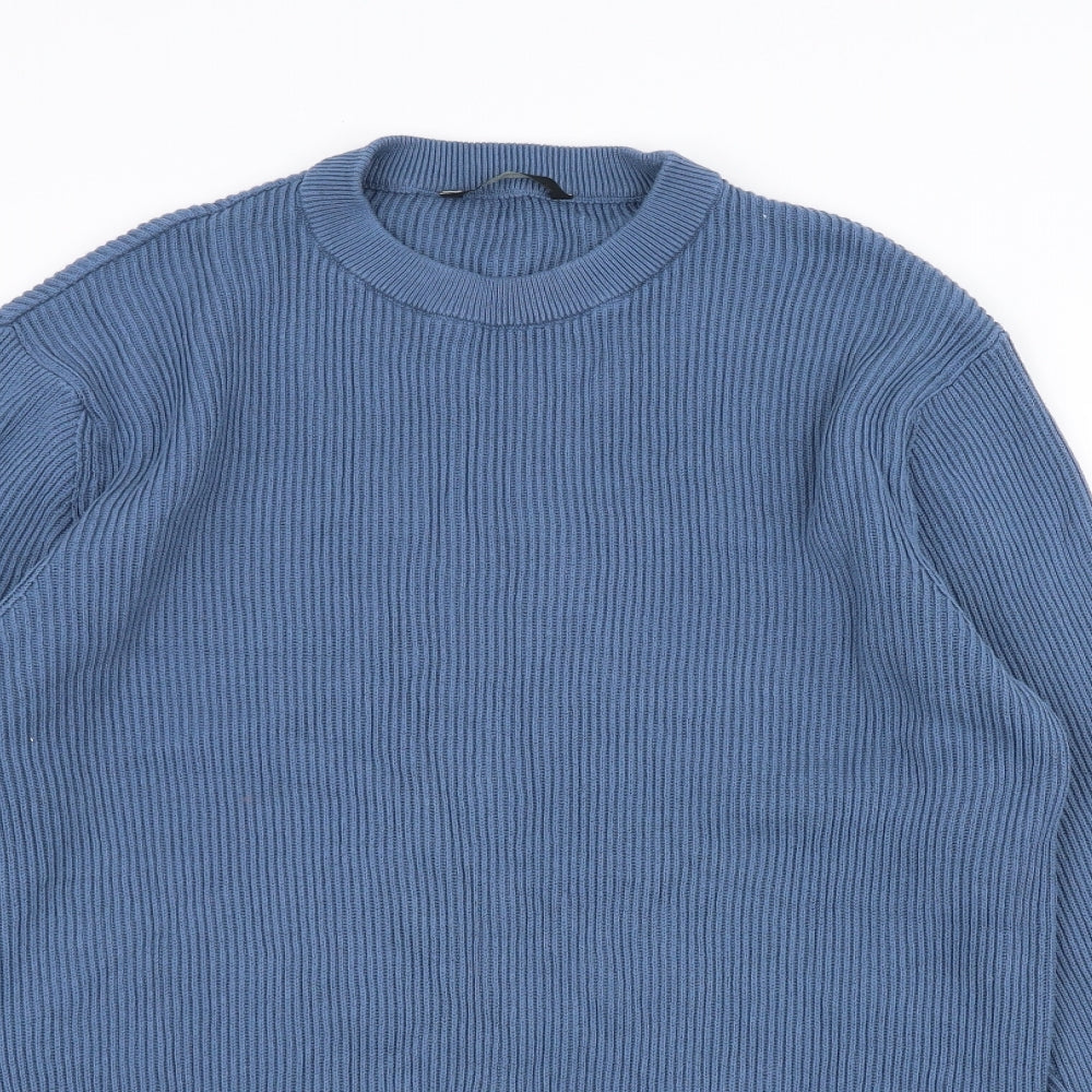 George Mens Blue   Pullover Jumper Size L