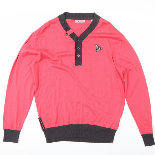 Henleys Mens Red   Henley Jumper Size XL