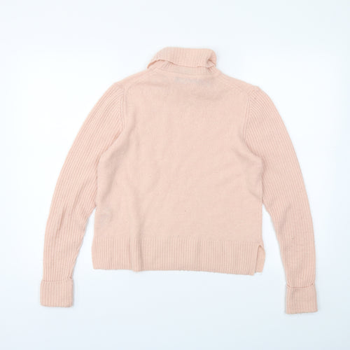 M&s Womens Pink   Pullover Jumper Size 14
