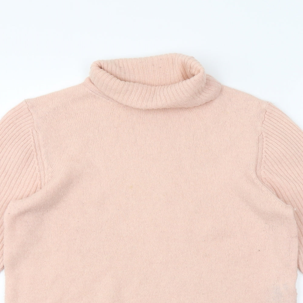 M&s Womens Pink   Pullover Jumper Size 14