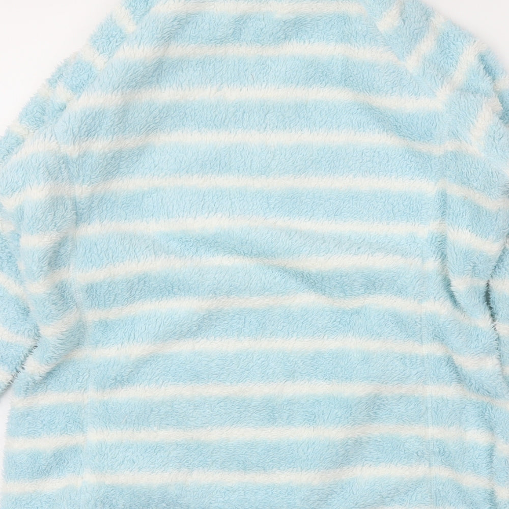 Peter Storm Womens Blue Striped  Henley Jumper Size 10