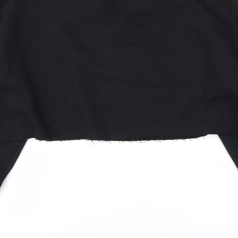 PRETTYLITTLETHING Womens Black   Pullover Jumper Size 12