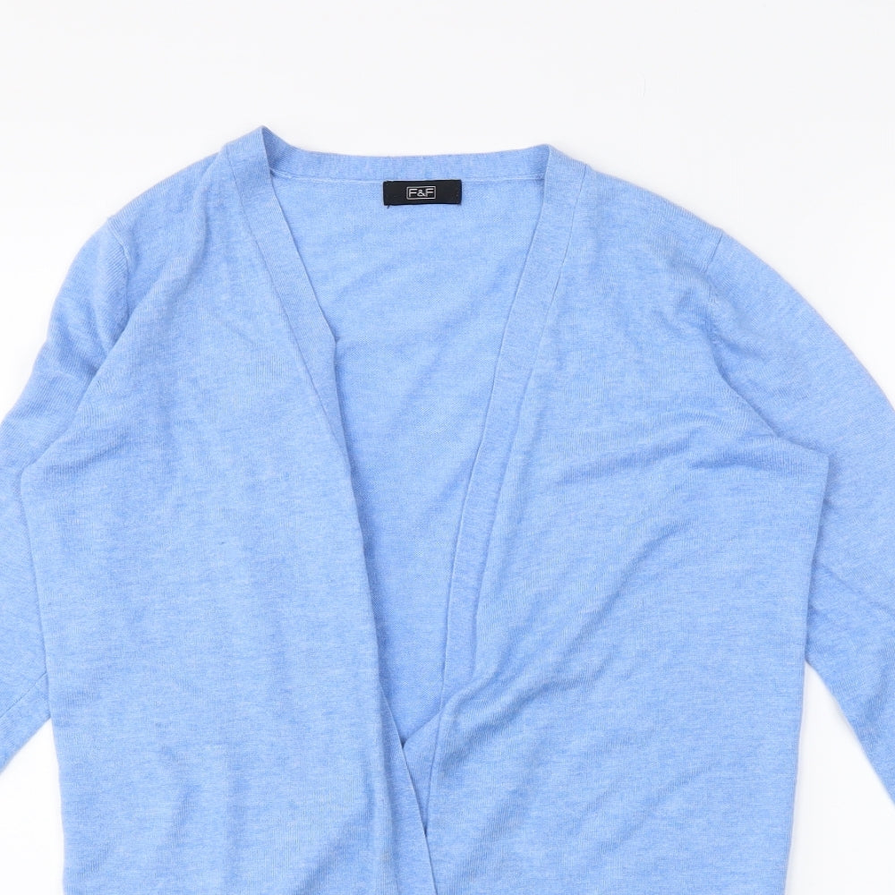 F&F Womens Blue   Wrap Jumper Size 8