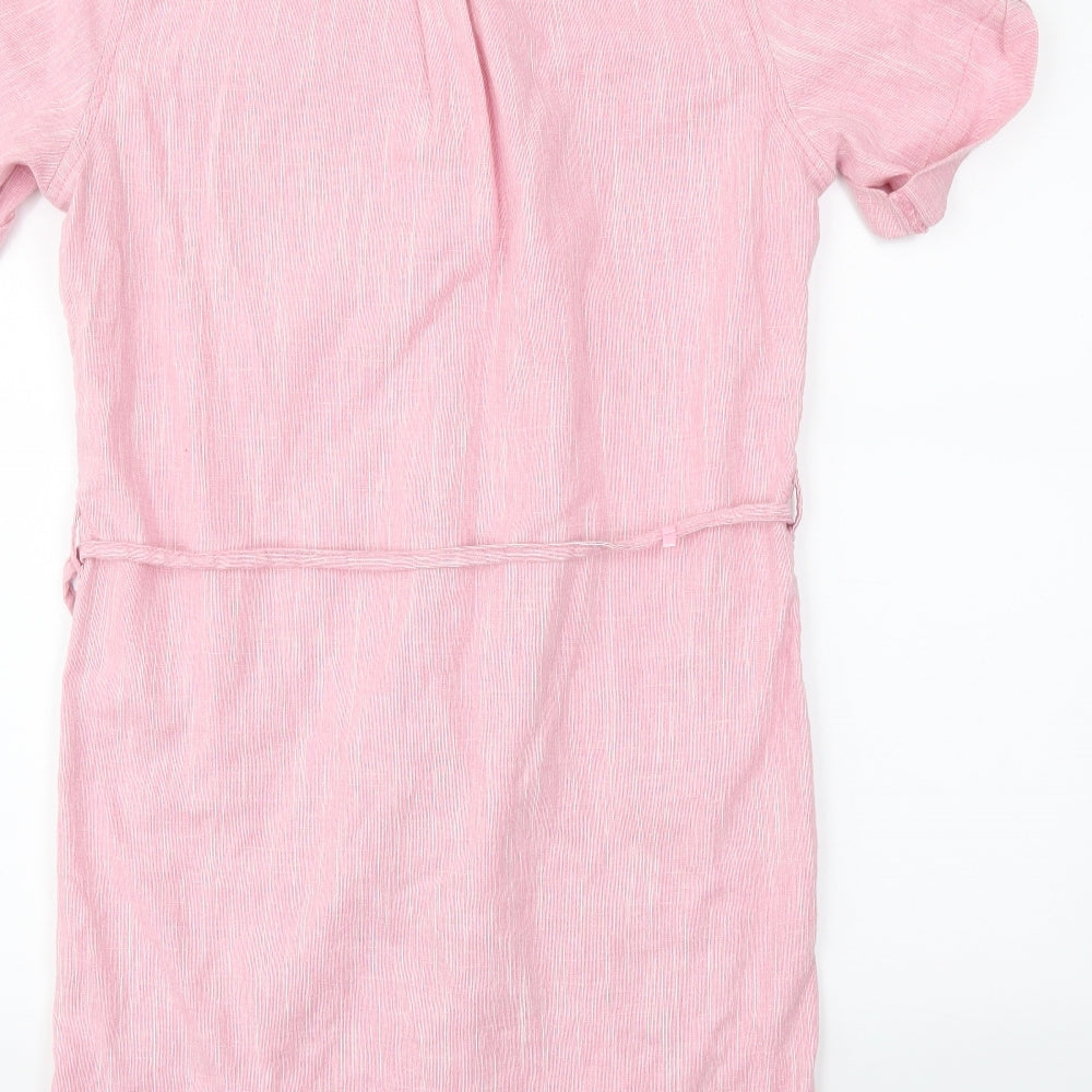 NEXT Womens Pink   Shirt Dress  Size 8