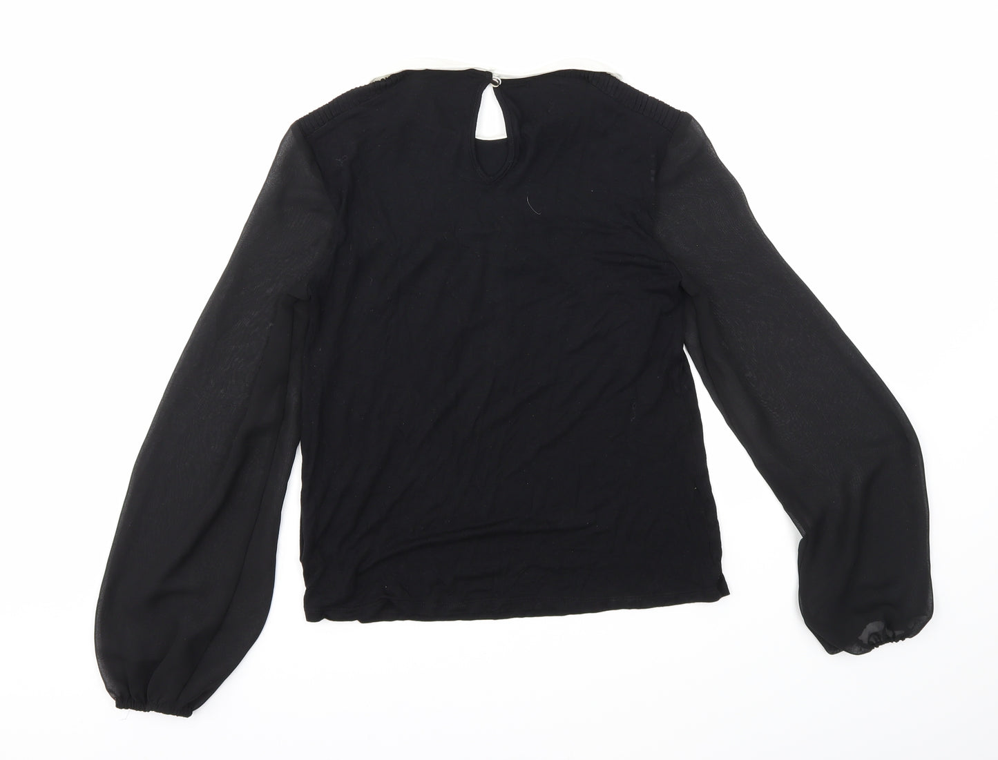 Oasis Womens Black   Basic Blouse Size 8