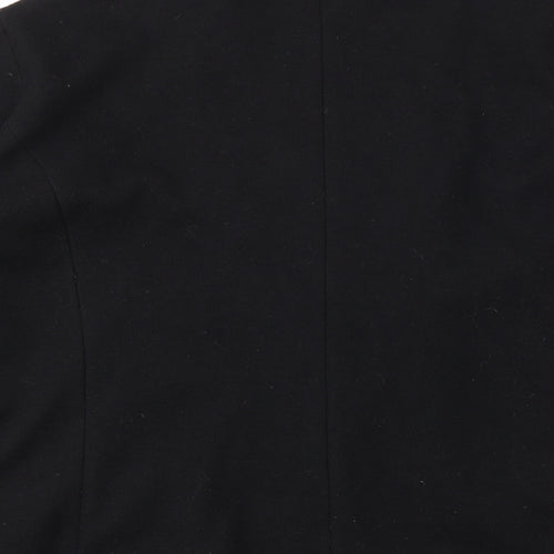 Sarah Spencer Womens Black   Pea Coat Coat Size 3XL