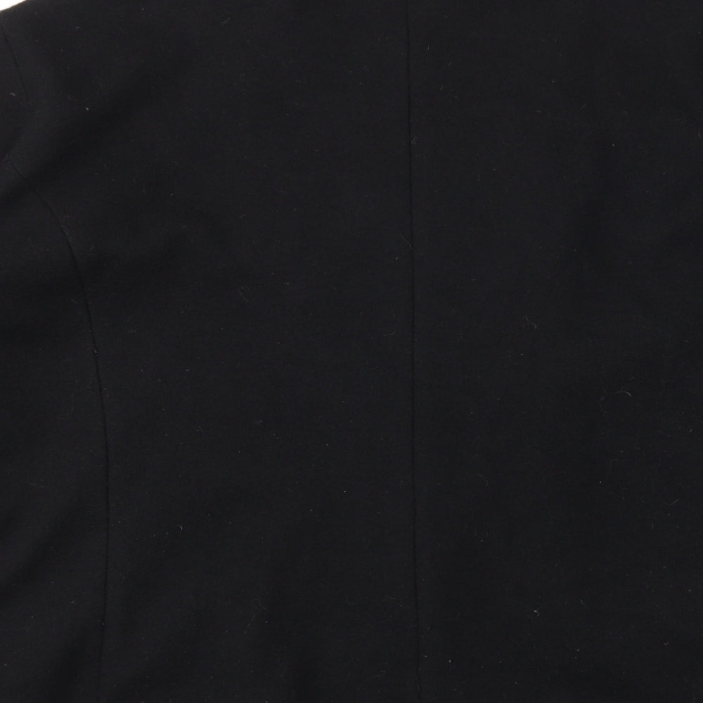 Sarah Spencer Womens Black   Pea Coat Coat Size 3XL