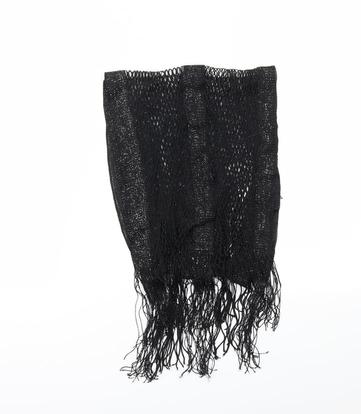 Preworn Womens Black Shawl/Wrap