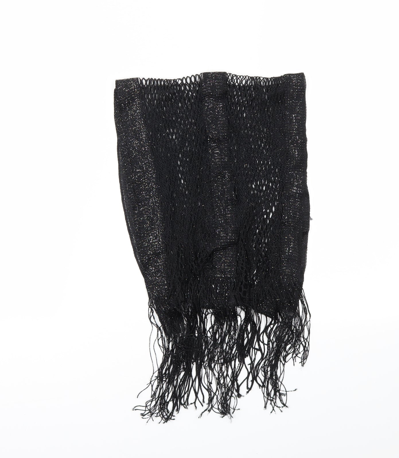 Preworn Womens Black    Shawl/Wrap
