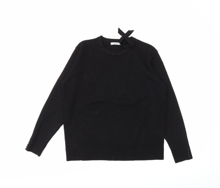 Berkertex Womens Black Pullover Jumper Size 14