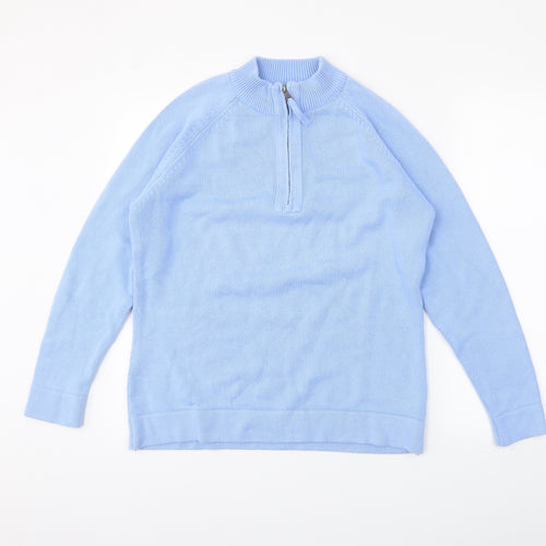 Signiture Womens Blue   Henley Jumper Size XL