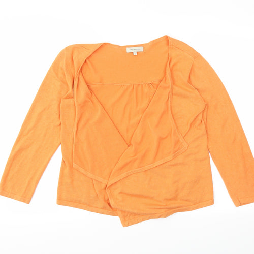 Rocha John Rocha Womens Orange   Wrap Jumper Size 10