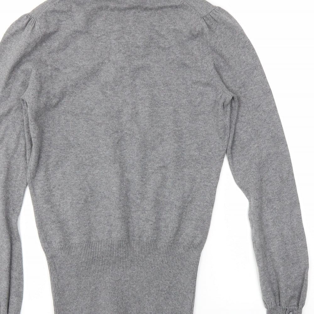 Oasis Womens Grey   Tunic T-Shirt Size 8