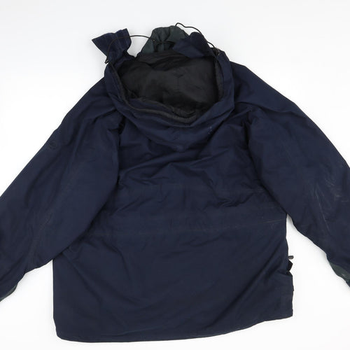 Wynnster Mens Black   Rain Coat Coat Size XL