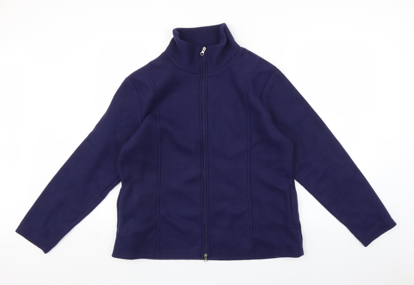 Anna De Lancay Womens Purple   Full Zip Sweatshirt Size M