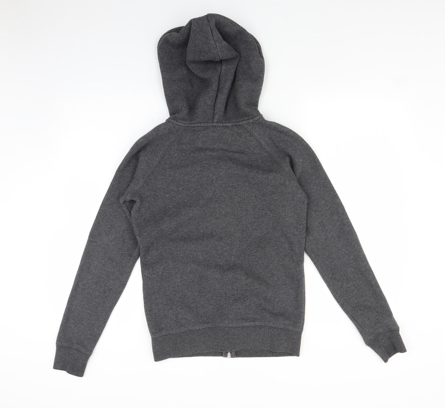Jack Wills Womens Grey   Full Zip Hoodie Size 8