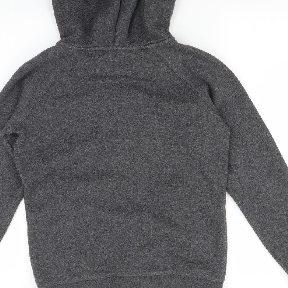 Jack Wills Womens Grey   Full Zip Hoodie Size 8