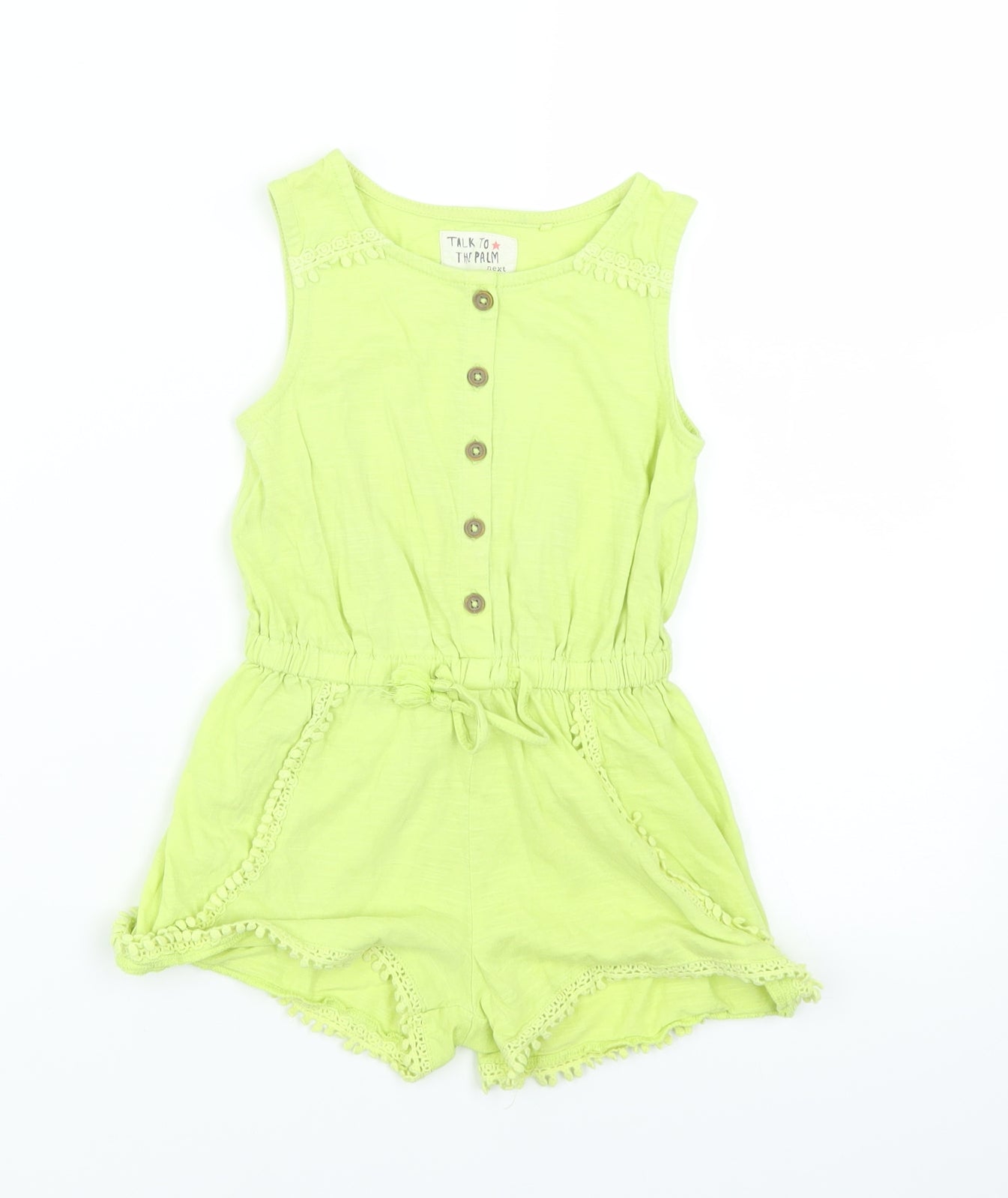NEXT Girls Green   Playsuit One-Piece Size 2-3 Years