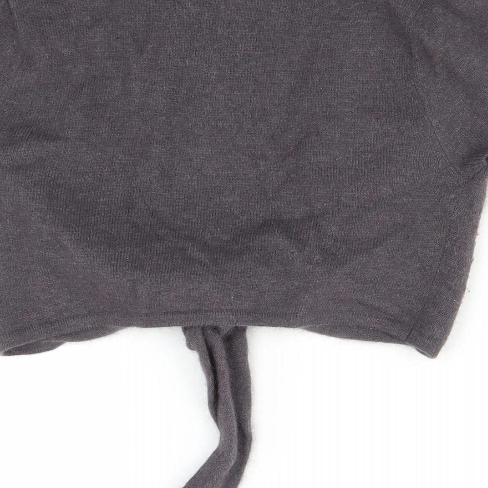 Jasper Conran Womens Grey   Cropped T-Shirt Size 10