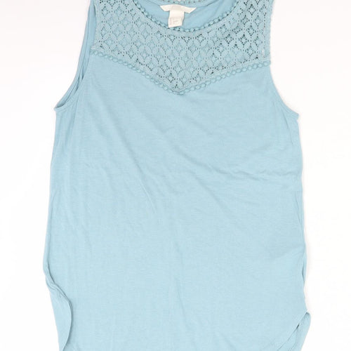 H&M Womens Blue   Basic Tank Size S
