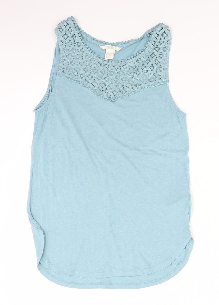 H&M Womens Blue Basic Tank Size S