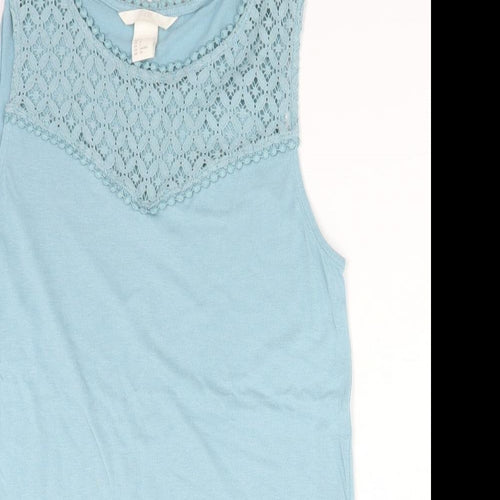 H&M Womens Blue   Basic Tank Size S