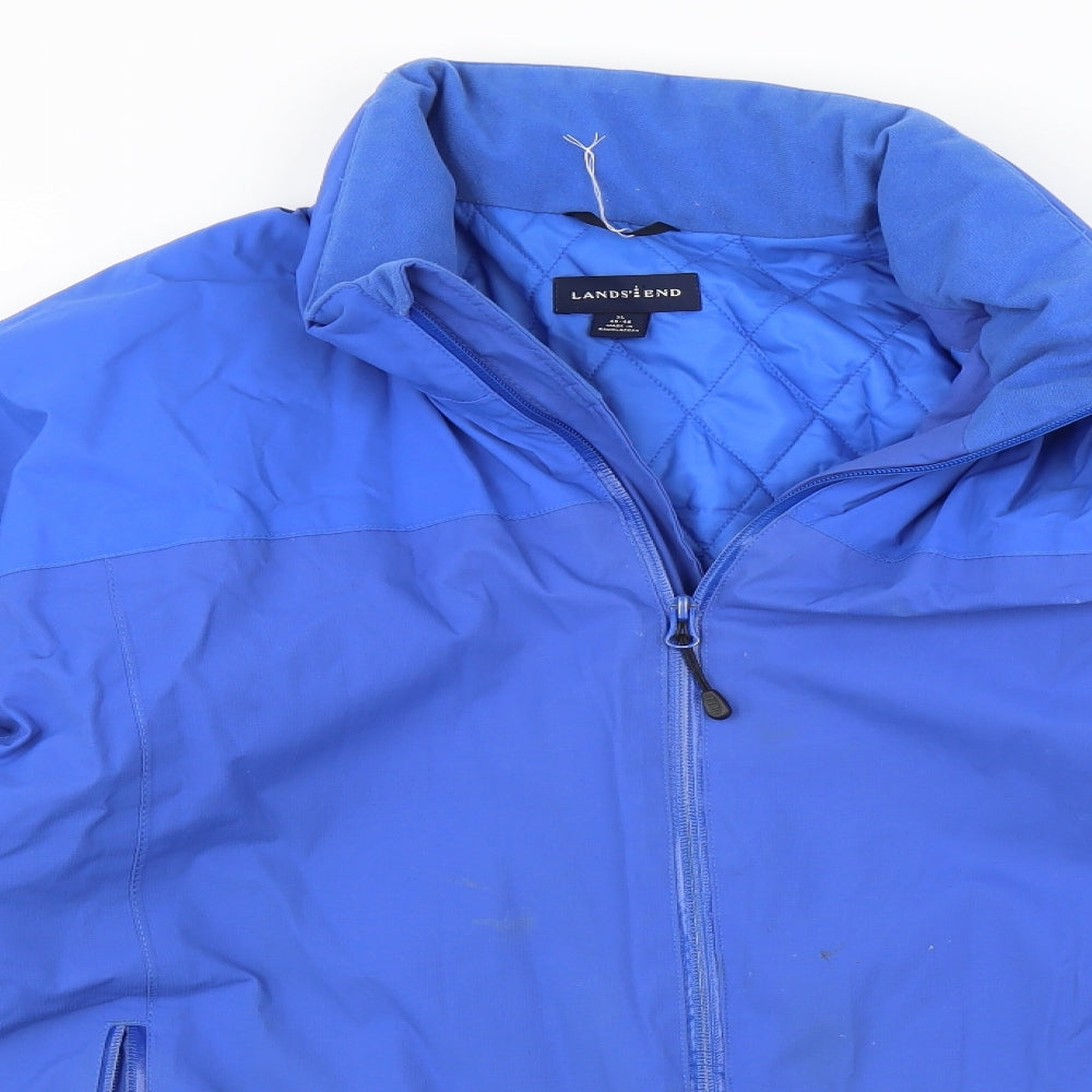 Lands' End Mens Blue   Jacket  Size XL