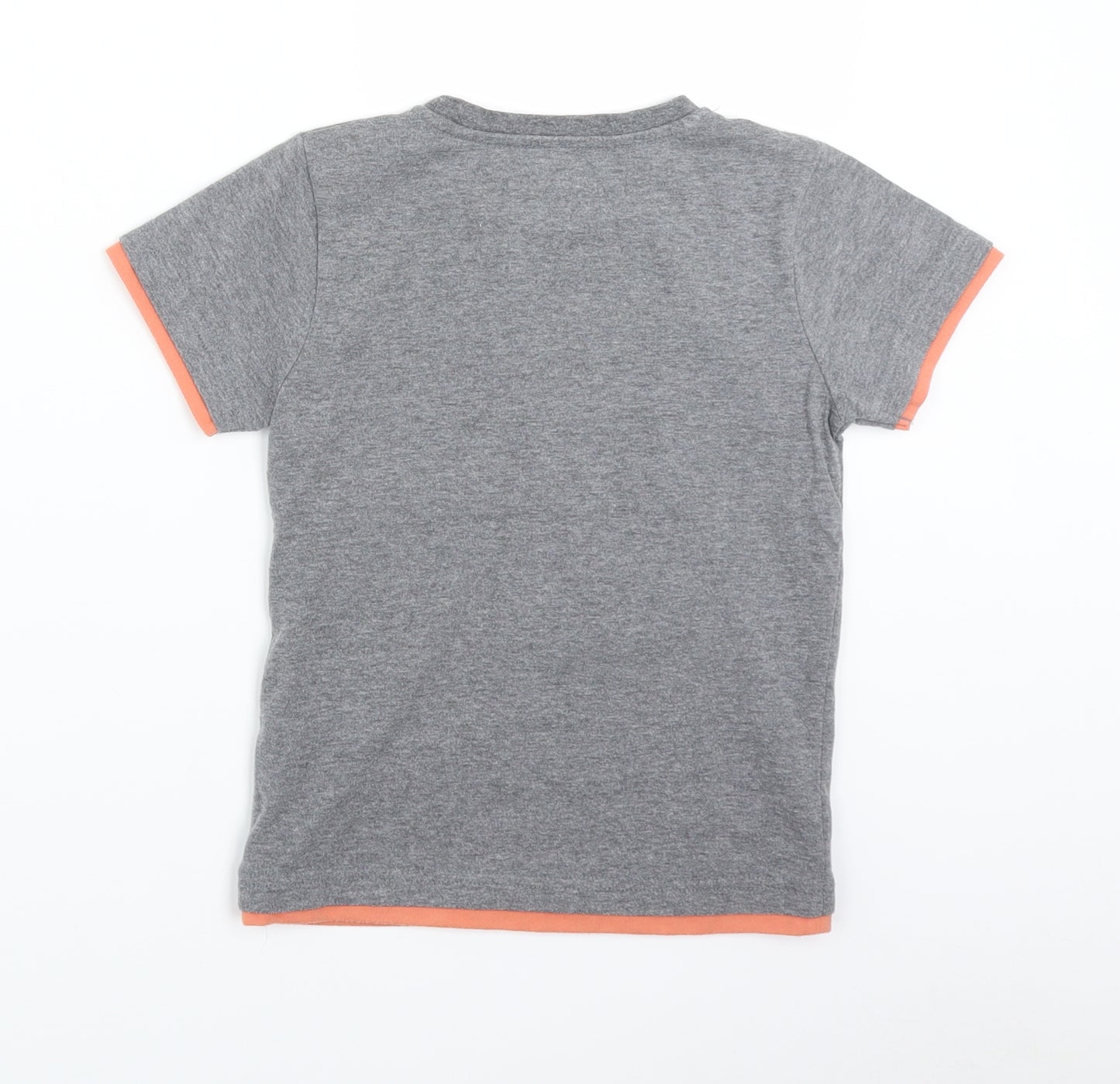 TU Boys Grey   Basic T-Shirt Size 4-5 Years  - Robot
