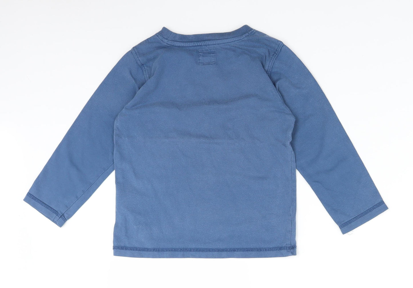 H&M Boys Blue   Basic T-Shirt Size 4-5 Years