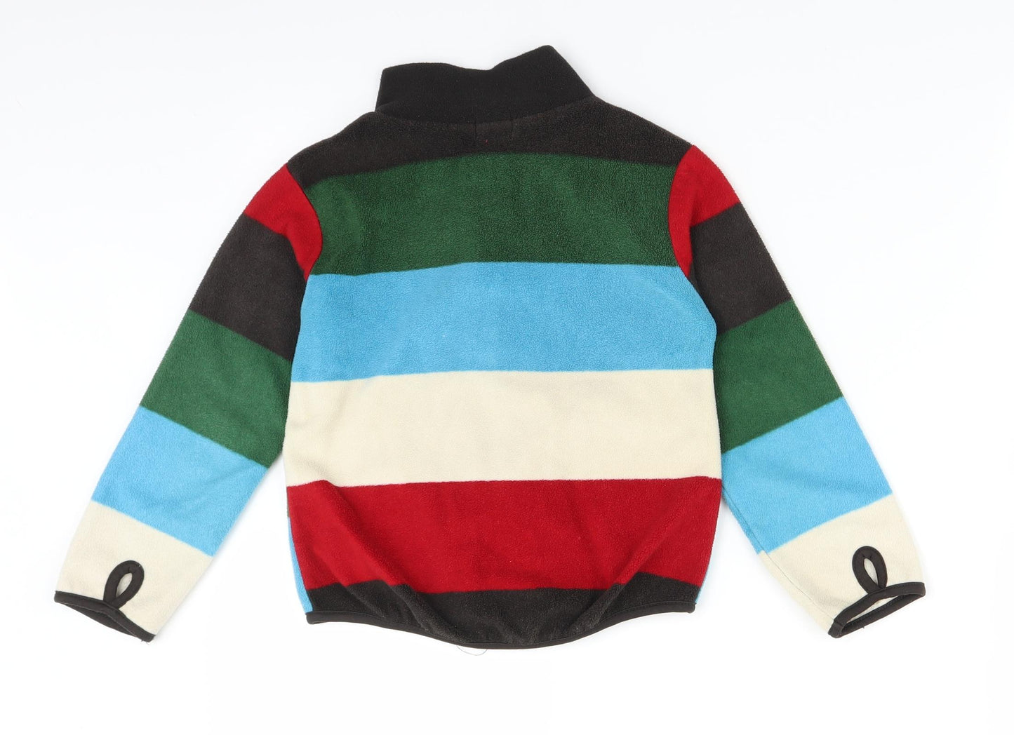H&M Boys Brown Striped  Full Zip Sweatshirt Size 4-5 Years
