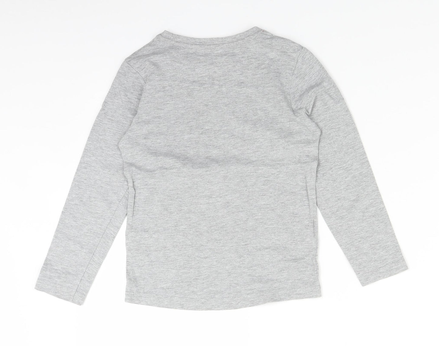 TU Boys Grey   Basic T-Shirt Size 4-5 Years