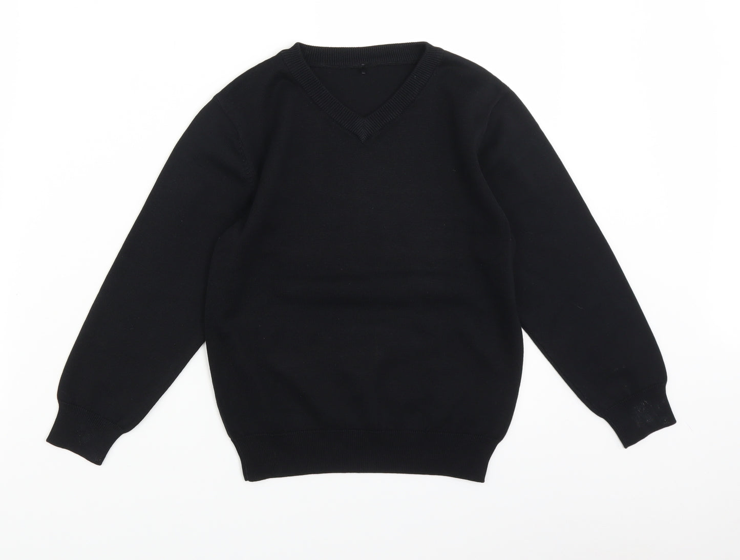 George Boys Black   Pullover Jumper Size 6-7 Years