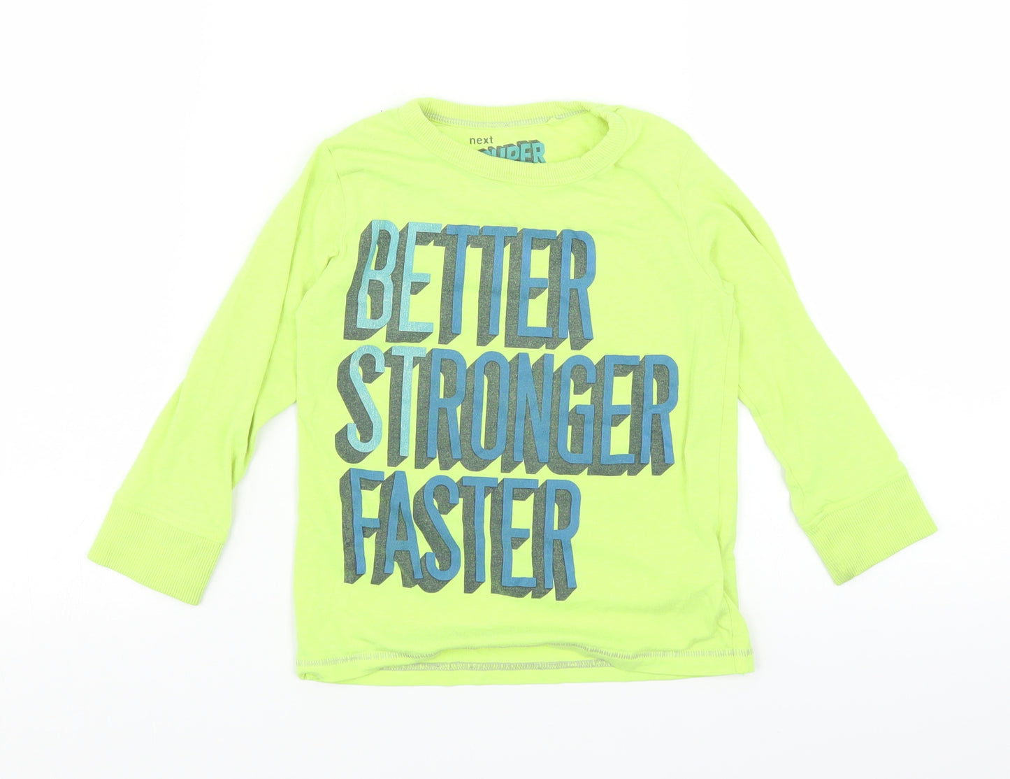 NEXT Boys Green   Basic T-Shirt Size 2-3 Years