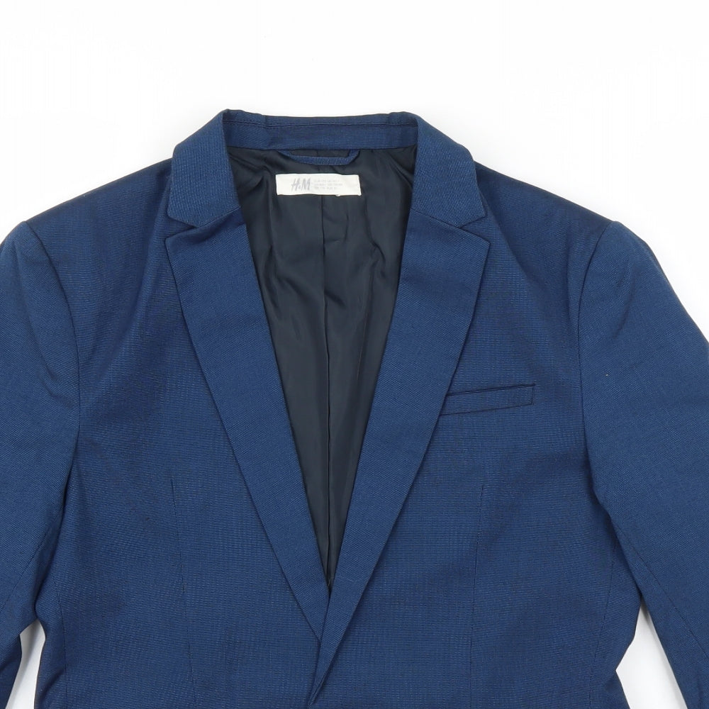 H&M Boys Blue   Jacket  Size 14 Years  - Suit Jacket