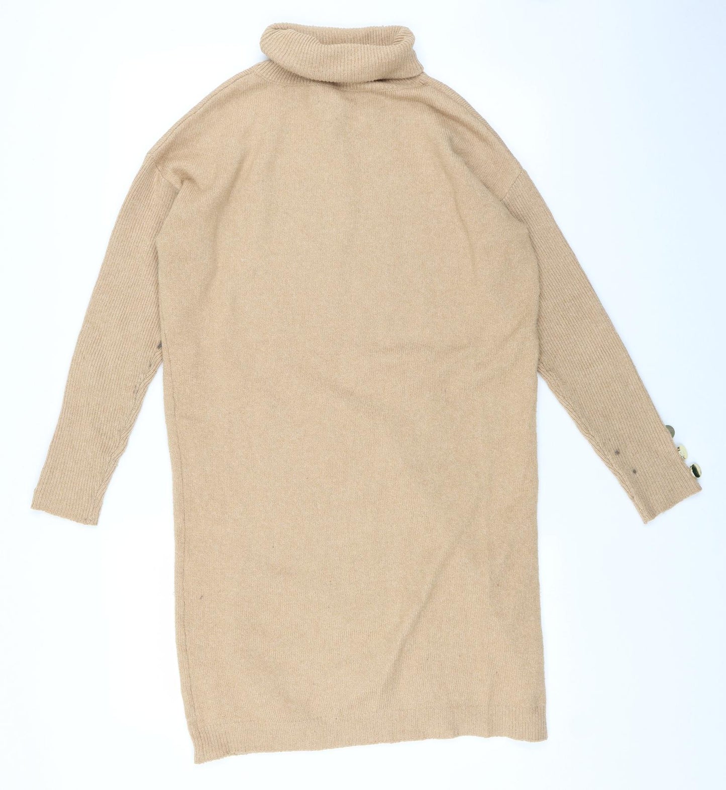 Primark Womens Beige   Jumper Dress  Size 2XS