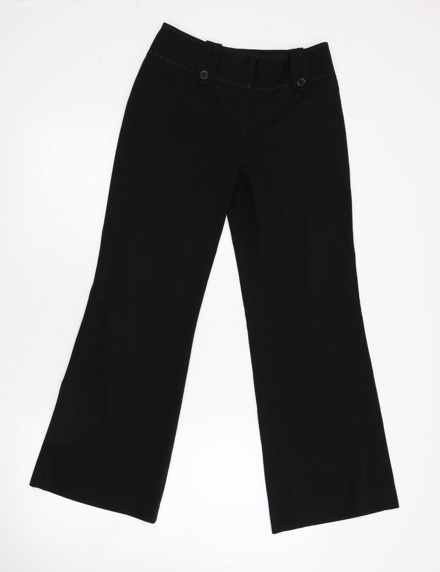 NEXT Womens Black   Trousers  Size 6 L27 in