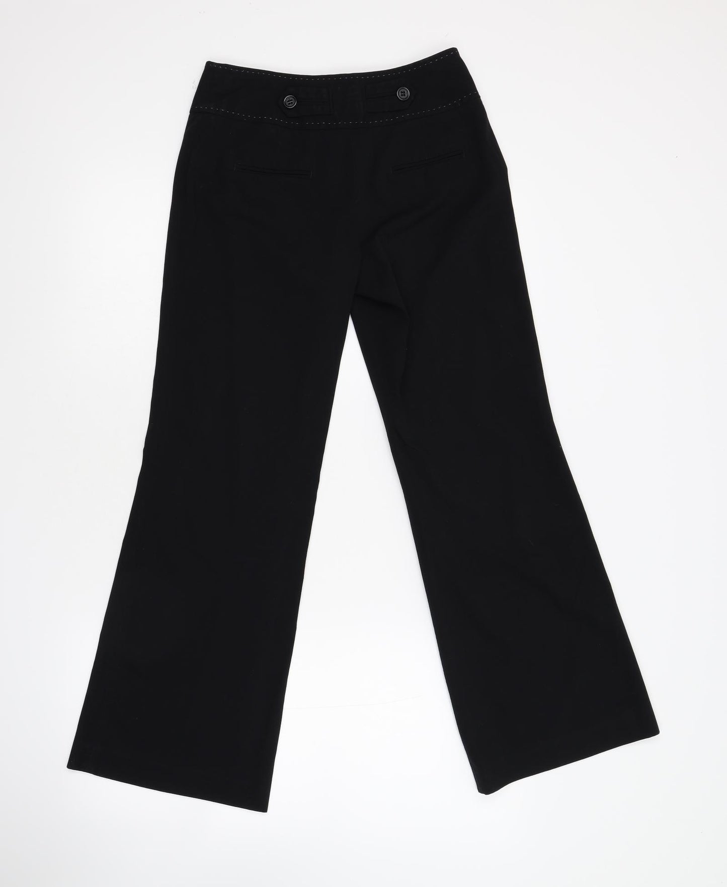 NEXT Womens Black   Trousers  Size 6 L27 in