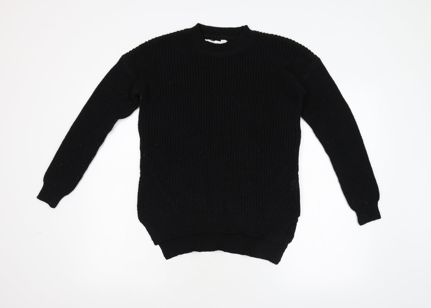 Primark Womens Black  Knit Pullover Jumper Size XS