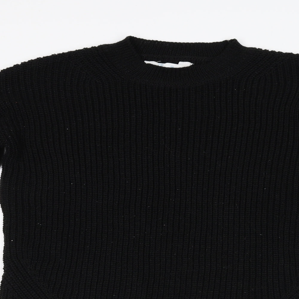 Primark Womens Black  Knit Pullover Jumper Size XS