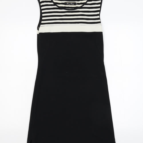 Yin & yang Womens Black Striped  Bodycon  Size 4