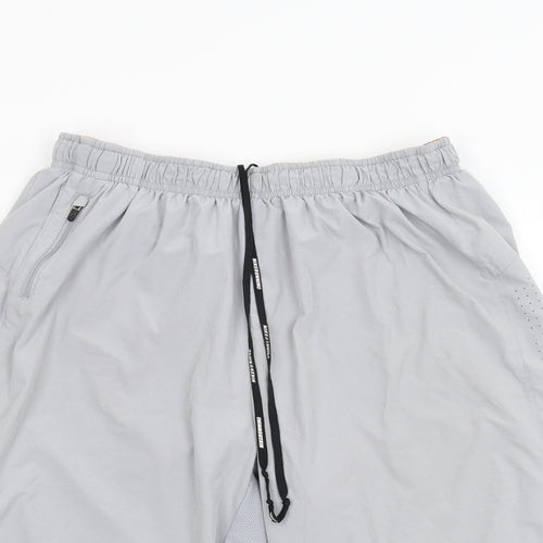 Nike Running Mens Grey   Bermuda Shorts Size L